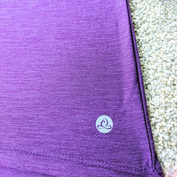 Purple Prana Long Sleeve Workout Top Criss Cross Back - Picture 5 of 7